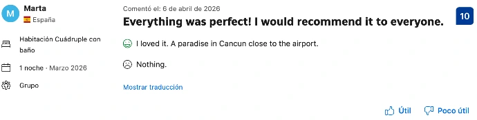 Todo estuvo perfecto en OMA Cancun