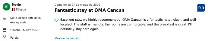 La pasamos fantastico en OMA Cancun