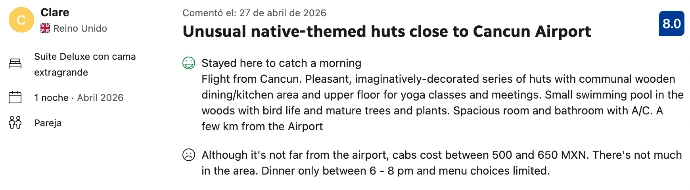 Unusual hotel artistico cerca del Aereopuerto de Cancun