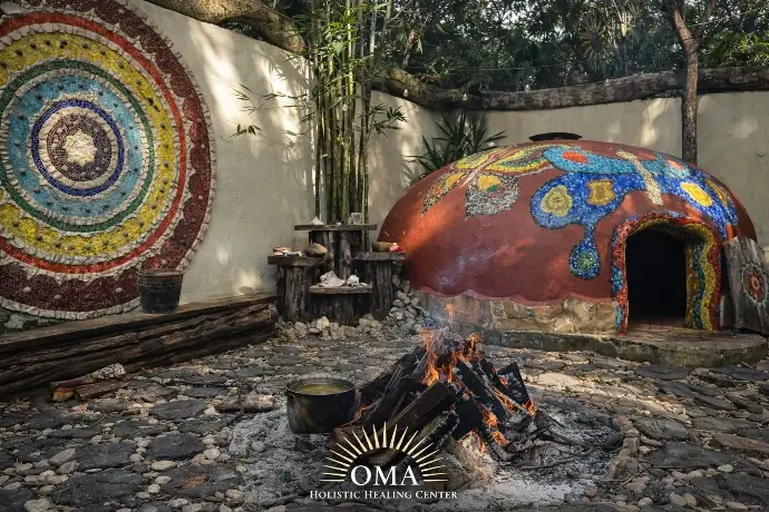 Temazcal en OMA Cancún
