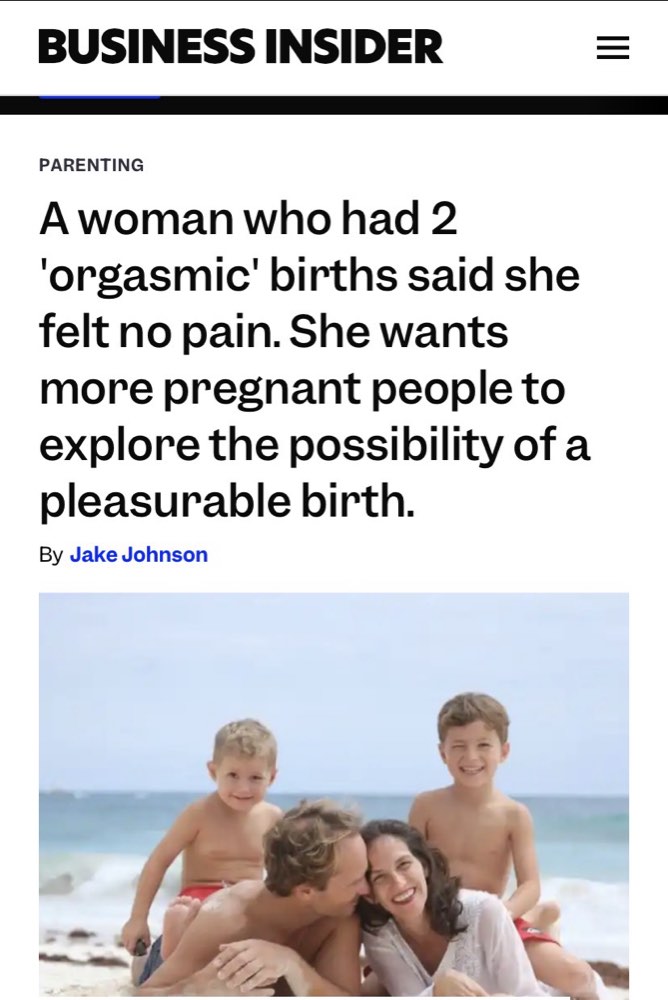 Renée y su familia en Business Insider