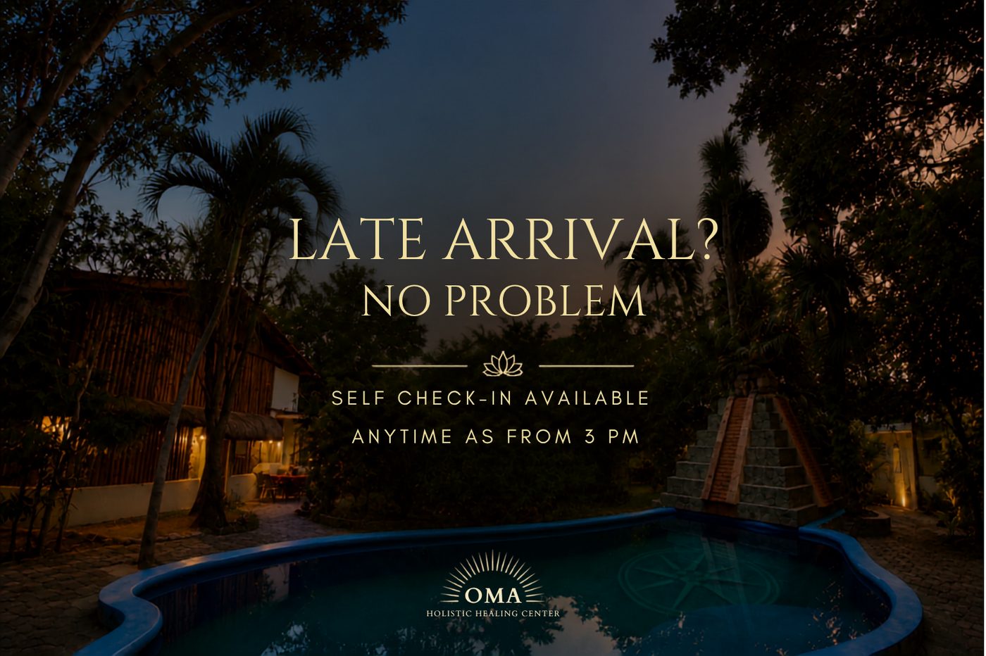 Llegada tarde con self check-in a cualquier hora