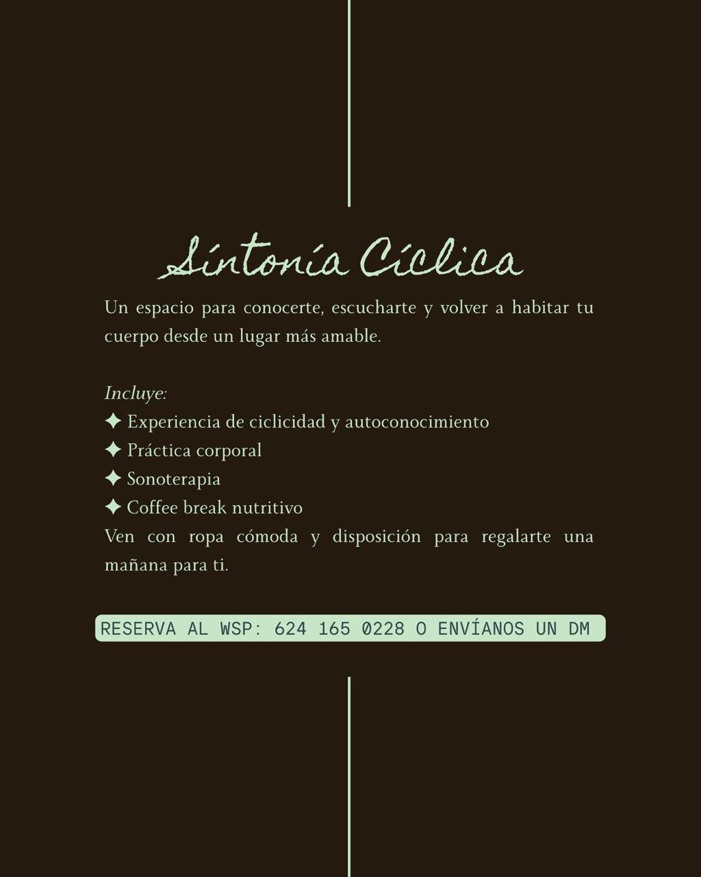 Sintonía Cíclica: incluye