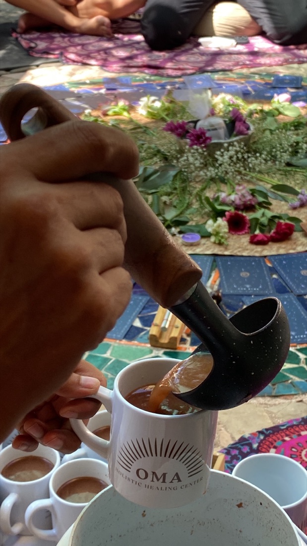 Ceremonia de cacao en OMA Cancún